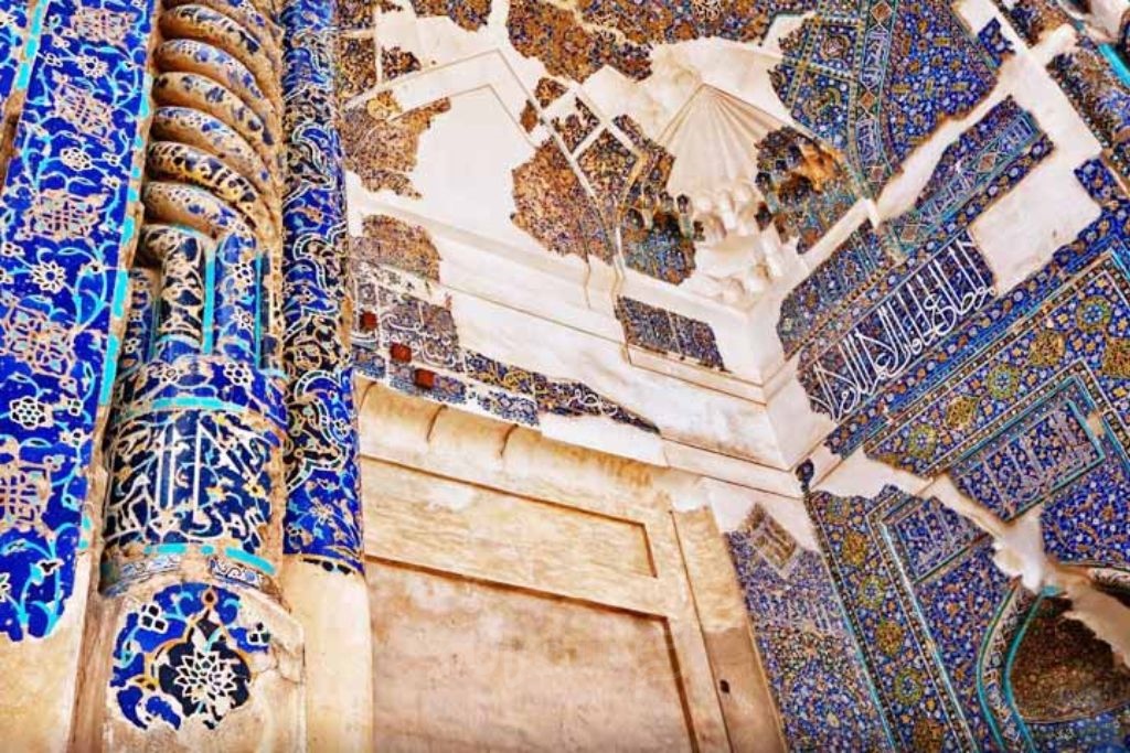 کاربندی مسجد کبود تبریز