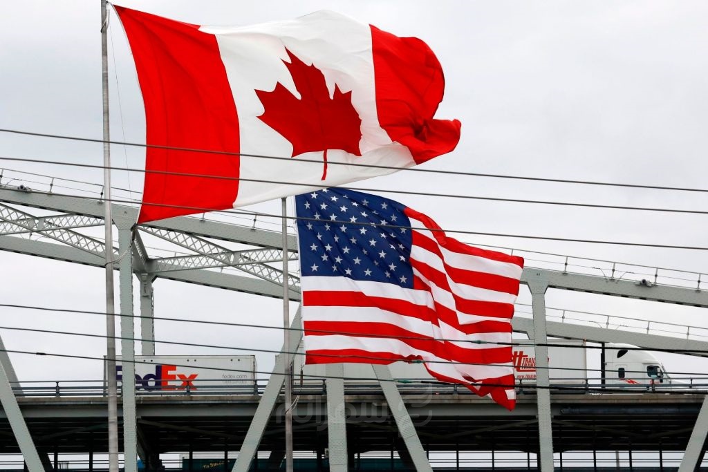 مرز بین کسور کانادا و آمریکا