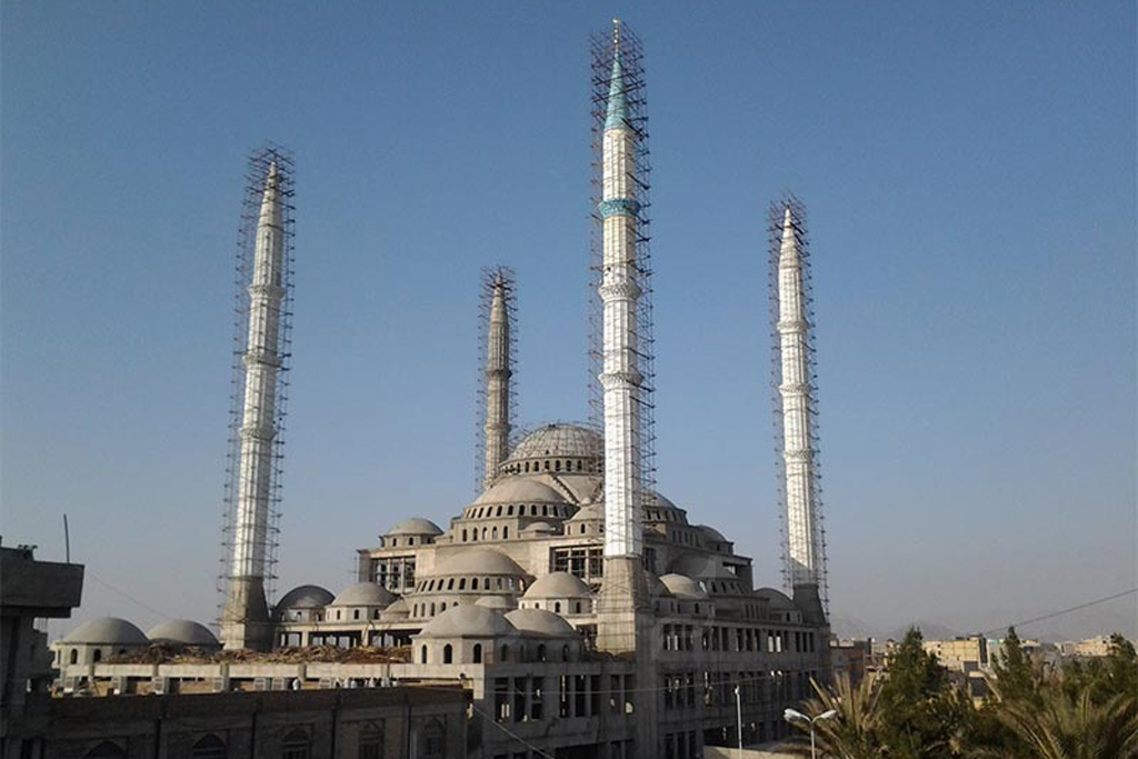 مراحل ساخت مسجد زاهدان
