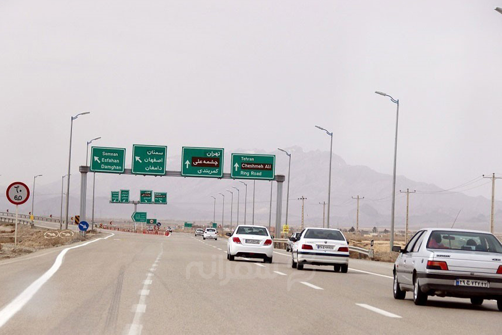 فاصله تهران تا شاهرود با خودرو