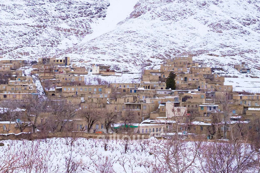 یکی از روستاهای پلکانی ایران