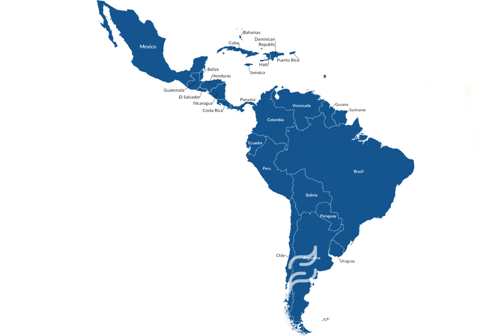 کشورهای-آمریکای-لاتین