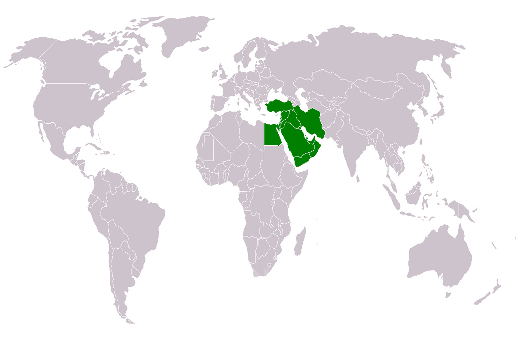 کشورهای-خاورمیانه