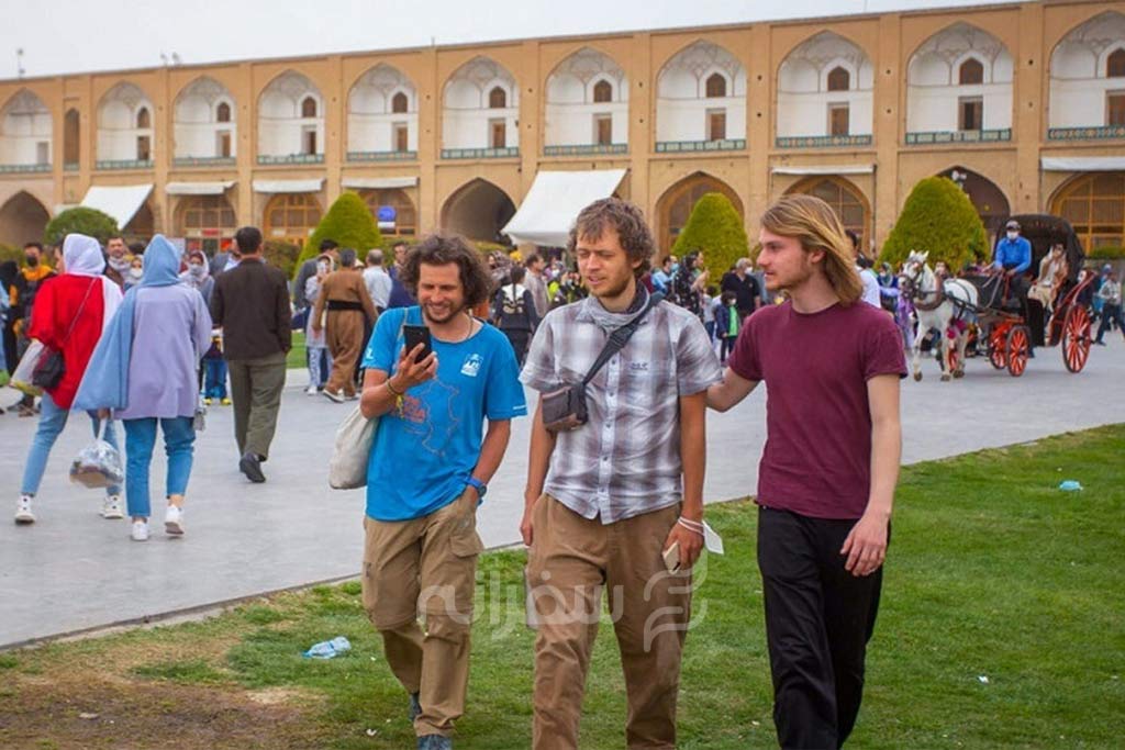 توریست خارجی در اصفهان