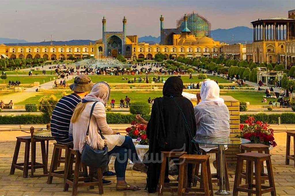 توریت و گردشگران خارجی در اصفهان